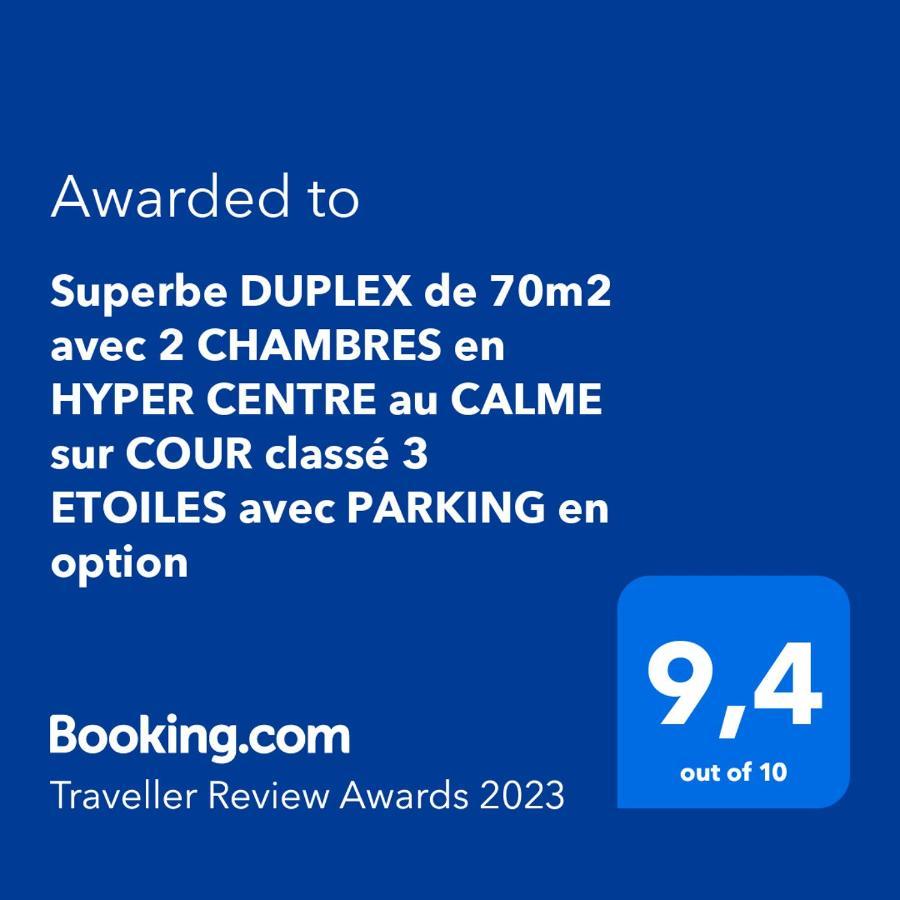 Superbe Duplex De 70M2 Avec 2 Chambres En Hyper Centre Au Calme Sur Cour Classe 3 Etoiles Avec Parking En Option La Rochelle  Eksteriør bilde